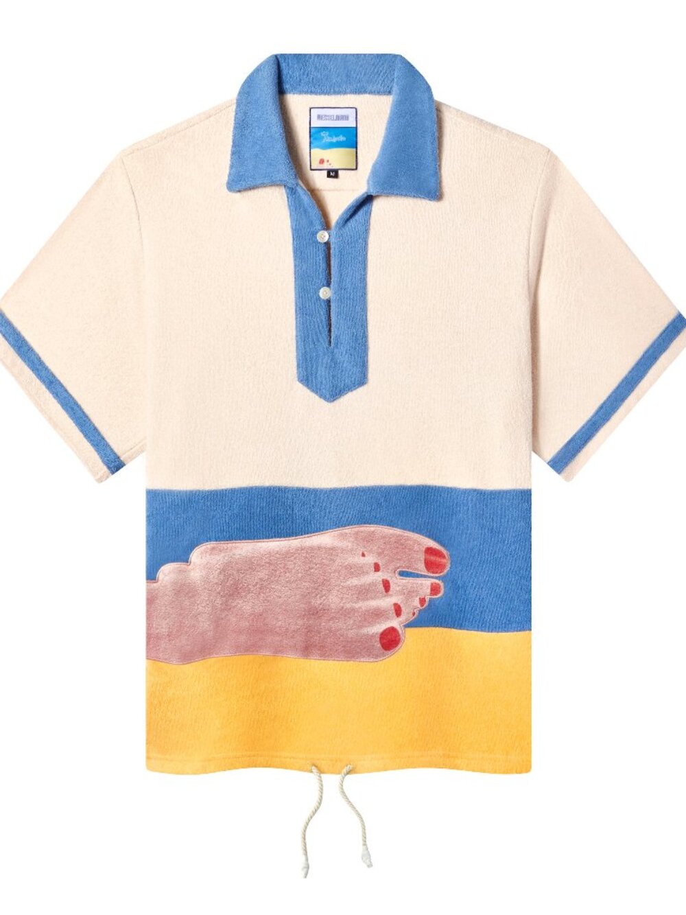 Tombolo Tom Wesselmann Seascape 4 Pop-Over Shirt Size M New